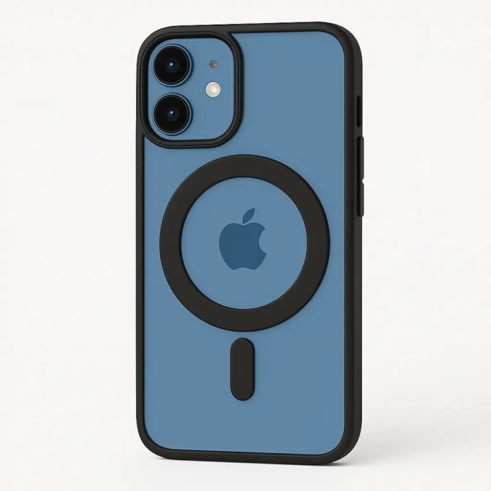 Husă transparentă iPhone 12 Pro Max, compatibilă MagSafe, protecție completă, design slim