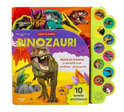 Bebe invata. Dinozauri. Carte cu sunete foto