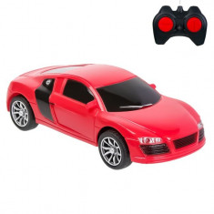 Masinuta sport de jucarie cu telecomanda, model audi r8, rosu, 1:24 foto