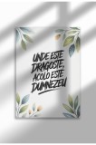 Unde Este Dragoste - Poster Canvas Religios Romanesc Neramat - Print Digital | A3 (29.7 x 42 cm)