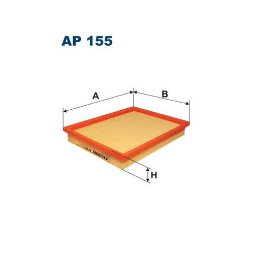 Filtru aer Fiat Albea, 04.1996-12.2016, Palio, 04.1996-, Palio Weekend, 04.1996-, Siena, 04.1996-12.2016, Strada Pickup, 02.1998-, Filtron AP155