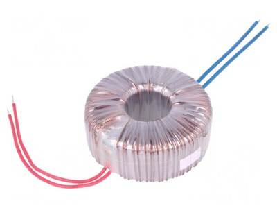Transformator toroidal 200VA 230V 24V 8,33A cu cabluri foto