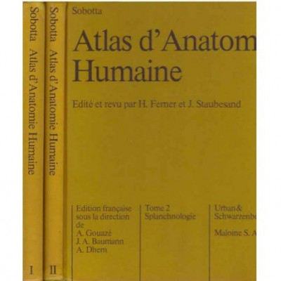 Sobotta - Atlas d&amp;#039;Anatomie Humaine vol. I,II - 124414 foto