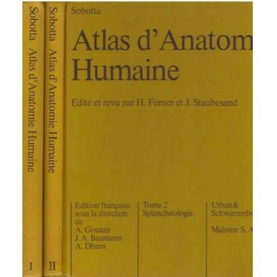 Sobotta - Atlas d&amp;#039;Anatomie Humaine vol. I,II - 124414 foto