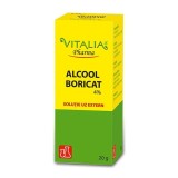 Alcool Boricat 4%, 20g, Viva Pharma - Antiseptic, Uz Extern, Igiena Pielii, Taieturi, Zgarieturi