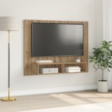 vidaXL Dulap pentru TV pe Perete Stejar artisanal 120 x 23.5 x 90 cm