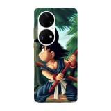 Husa compatibila cu Huawei Mate 40 model Goku Dragon Ball Z, Silicon, TPU, Viceversa