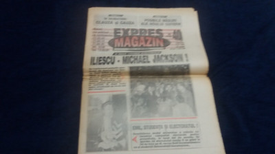 ZIARUL EXPRES MAGAZIN NR 114 ILIESCU - MICHAEL JACKSON foto