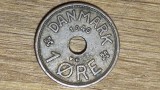 Danemarca - moneda de colectie bronz - 1 ore 1940 XF an rar - absout superba !, Europa