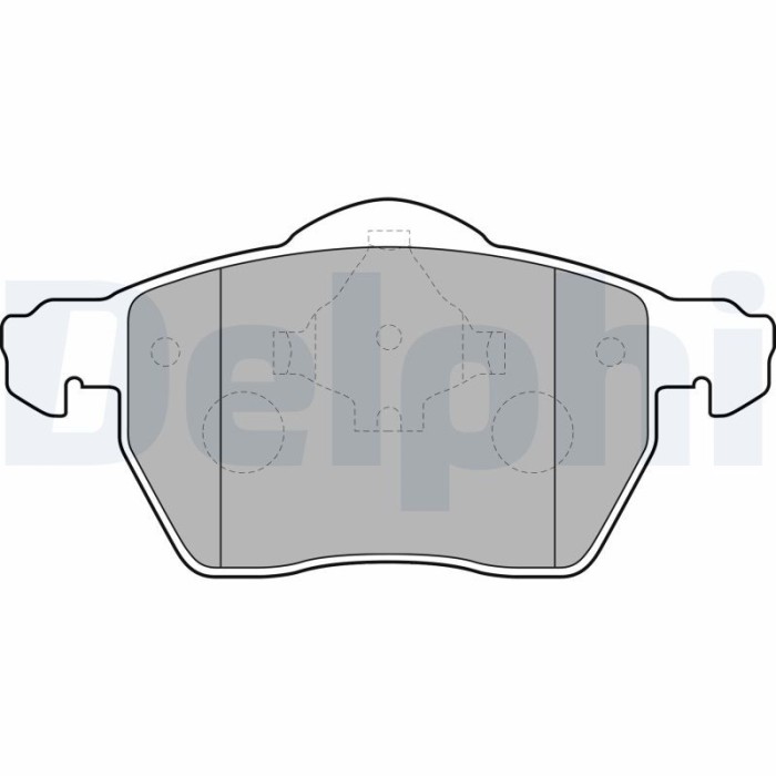 DELPHI LP1687 set placute frana,frana disc
