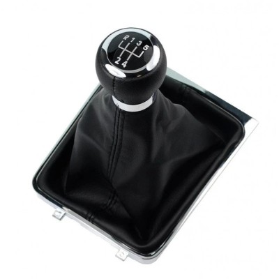 Nuca schimbator viteze + manson compatibil Volkswagen Passat B6 2005-2011 3C0711113A - 5 Negru foto