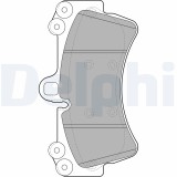 DELPHI LP1997 set placute frana,frana disc