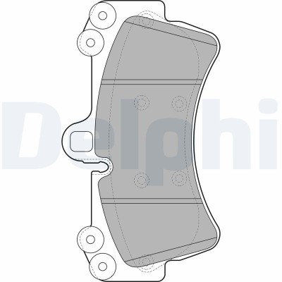 DELPHI LP1997 set placute frana,frana disc foto