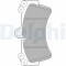 DELPHI LP1997 set placute frana,frana disc