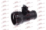 Flansa lichid racire Audi A4, A4 Allroad 2008-16, A5, A5 Sportback 2007-, A6 2010-, Q5 2008-17; motor 2.0 TDI; 8K0122293F; SRLine, aftermarket