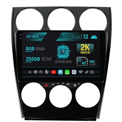 Navigatie Mazda 6 (2002-2008), Android 13, X-Octacore 8GB RAM + 256GB ROM, 9.5 Inch - AD-BGX9008+AD-BGRKIT321 foto