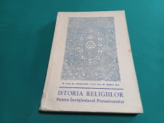 ISTORIA RELIGIILOR *MANUAL PENTRU SEMINARIILE TEOLOGICE /ALEXANDRU STAN / 1991 * F