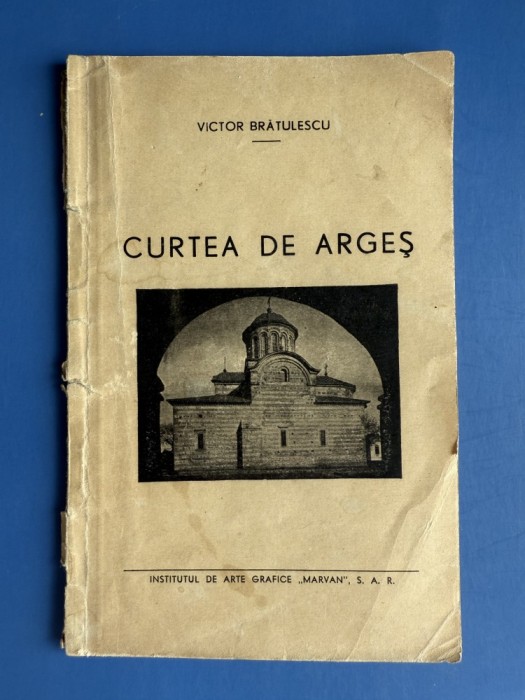 Curtea de Arges - Victor Bratulescu - Marvan - contine harta