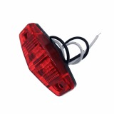 Set de 2 Lumini gabarit laterale LED patrate rosu 10-30V Xentech Light