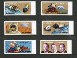 Ajman 1971 - Apollo 14, cosmonautica, serie nedantelata neuzata