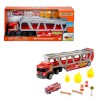Matchbox Autospeciala Pompieri MBX, Masinuta Baieti, Transport 8 Vehicule, Accesorii Incendiu, Conuri Rutiere