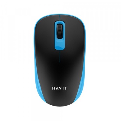 Mouse Wireless HAVIT MS626GT, 1200DPI, Negru Albastru foto