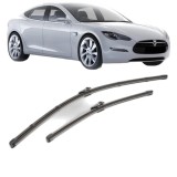 Cumpara ieftin Set stergatoare auto TESLA MODEL S (5YJS) 2012-2023, pentru parbriz, Valeo Silencio