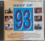 Various &lrm;&ndash; Best Of 93 _ dublu cd _ NM / VG+ EastWest, Germania, 1993