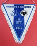 Fanion oficial Superliga - meci fotbal FARUL CONSTANTA - UNIVERSITATEA CLUJ (sezonul 2025-2026 - etapa 6-a)