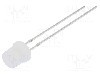 Dioda LED, 5mm, alb cald, 330mcd, 20mA, 2,9...3,6V, OPTOSUPPLY - OSM5YK57E2A