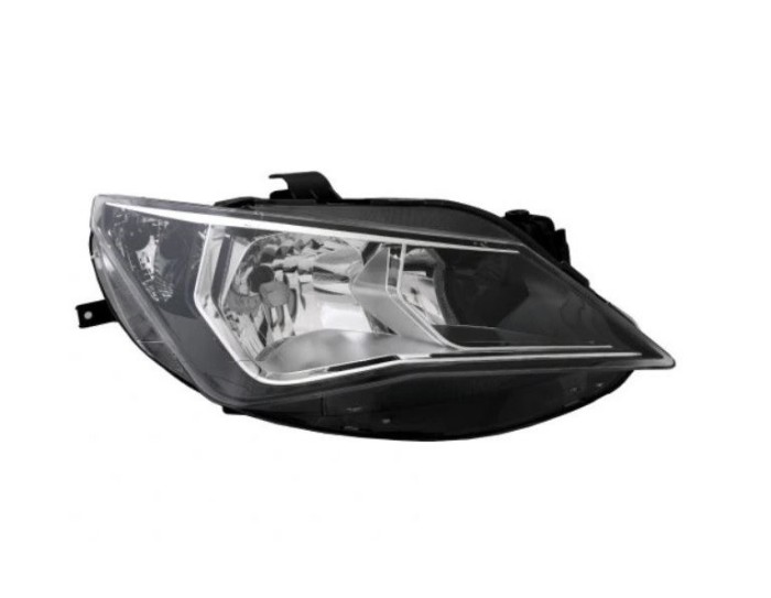 Far SEAT IBIZA (6J), 04.2012-, partea dreapta, VALEO, tip bec H7+tip bec H7+PY21W+W5W; electric; cu motor; halogen