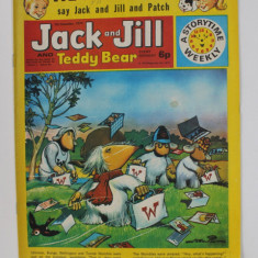 JACK AND JILL AND TEDDY BEAR , `REVISTA CU BENZI DESENATE PENTRU COPII , 7 DEC. 1974