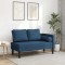 Gossi sezlong cu perne, albastru, material textil