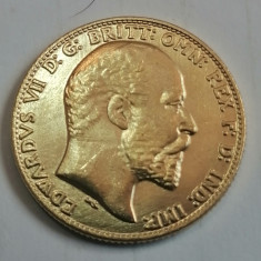 Replică după moneda de aur 1 sovereign 1902