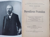 HENRI POINCARE- DERNIERES PENSEES , 1930