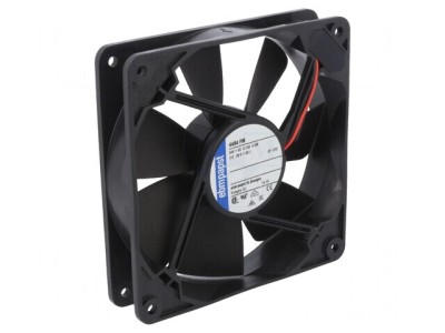 Ventilator axial DC 24V 119x119x25mm 139m3/h 38dBA foto
