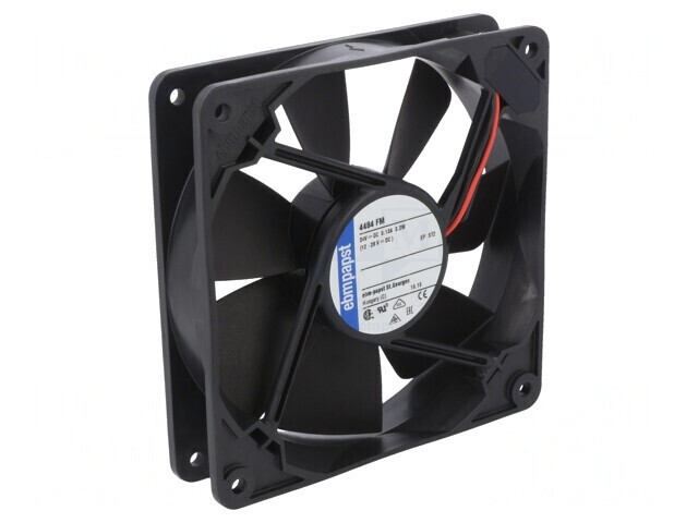 Ventilator axial DC 24V 119x119x25mm 139m3/h 38dBA