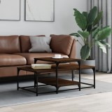 VidaXL Măsuță de cafea, stejar maro, 102x60x45 cm, lemn prelucrat
