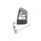 Carcasa Cheie BMW, 3 Butoane, Compatibila, Plastic ABS, Lama Netaiata, Fara Cip, Reconditionare Cheie Auto