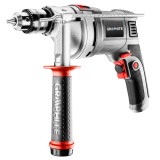 Masina de gaurit cu percutie Graphite 850 W, mandrina cu cheie 13 mm, valiza BMC