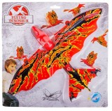 Jucarie dragon zburator, portocaliu, 27 cm