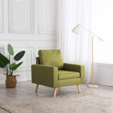 VidaXL Fotoliu, verde, material textil