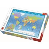 PUZZLE TREFL 2000 HARTA POLITICA A LUMII