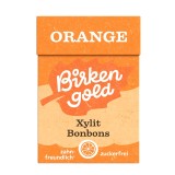 Bomboane Portocale Birkengold cu Xylitol, Indulcite Fara Zahar, 30g, Tooth-Friendly