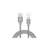 SAATCHITECH Cablu magnetic USB C argint