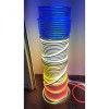 Neon Flex LED 10m Alb Cald, Furtun Luminos Flexibil, Interior/Exterior, Alimentator Inclus