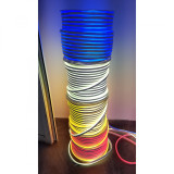Tub luminos Neon Flex, Furtun Luminos Flexibil LED 10 m alb cald
