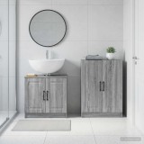 Cumpara ieftin Set de dulapuri pentru baie, 2 piese UTRECHT Sonoma gri