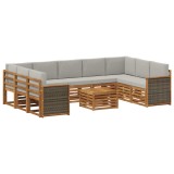 vidaXL Seturi de canapele Lemn Solid de Acacia 3384857