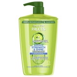 Sampon fortifiant Garnier Fructis Strength &amp;amp; Shine pentru toate tipurile de par lipsite de vitalitate, 1000 ml